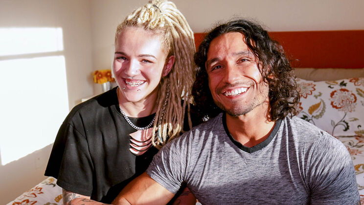 [HotGuysFuck] - Pierced Brunette Charlie & Tattooed Leo in Rough Sex - Leo Woodman - Charlie Moore