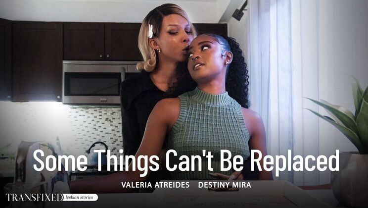 [Transfixed] - Natural Tits Brunette Licks Blonde’s Pierced Nipples - Destiny Mira - Valeria Atreides