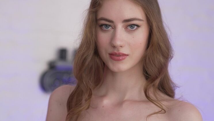 [NRXStudio] - First Time Anal for Skinny Ukrainian Girl - Ball Licking & Deepthroat