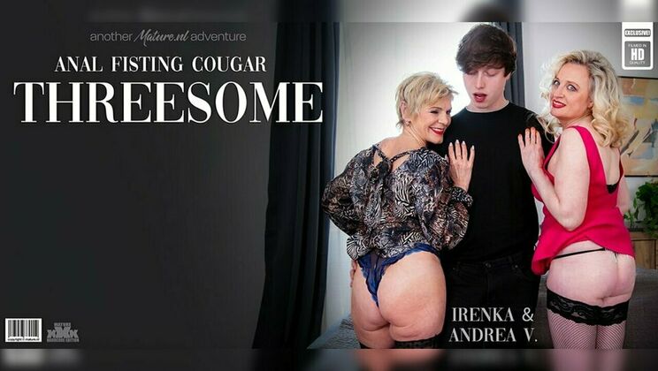 [Mature.nl] - Fisting Lesbians Irenka and Andrea V. Take on a Toyboy in a Wild Session - Irenka - Andrea V. - Lenny Yankee