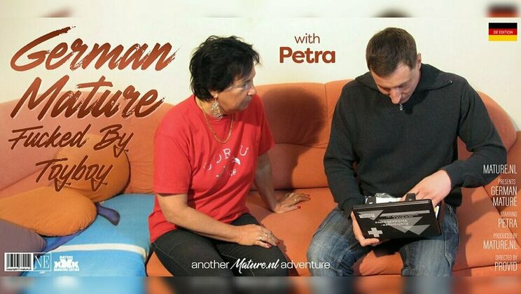 German Mature Petra Masturbates and Gets Fucked