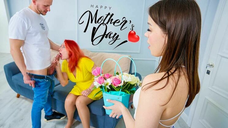 [ClubSweethearts] - MILF Surprises Teen on Mother's Day - Maddy Nelson - Aleks Sam - Martha Moore