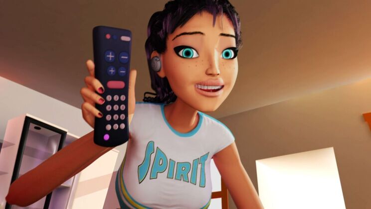 [AdultTimeAnimation] - Shaved Teen Brunette Tease