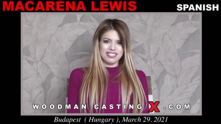 [WoodmanCasting] - Macarena Lewis Blonde Teen Striptease Video - Macarena Lewis