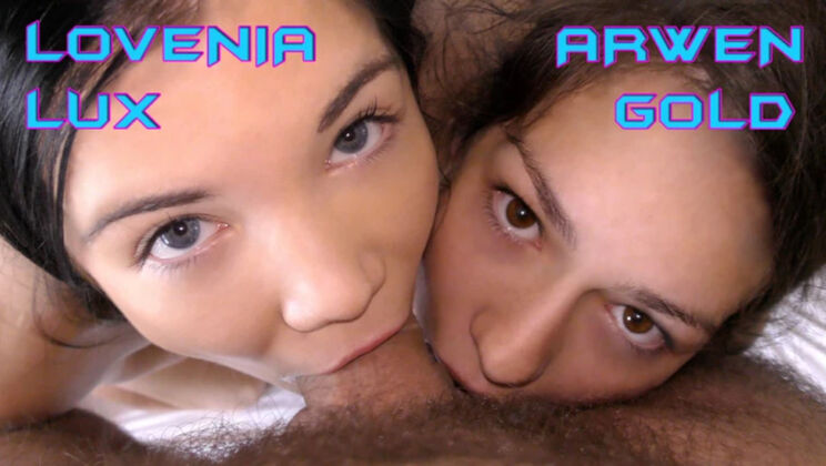 [WakeupnFuck] - Lovenia Lux and Arwen Gold's Squirting and Pussy Licking Session - Lovenia Lux - Arwen Gold
