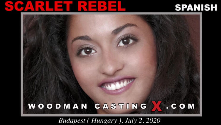[WoodmanCasting] - Tanned Rebel's Hardcore Striptease Casting - Scarlet Rebel