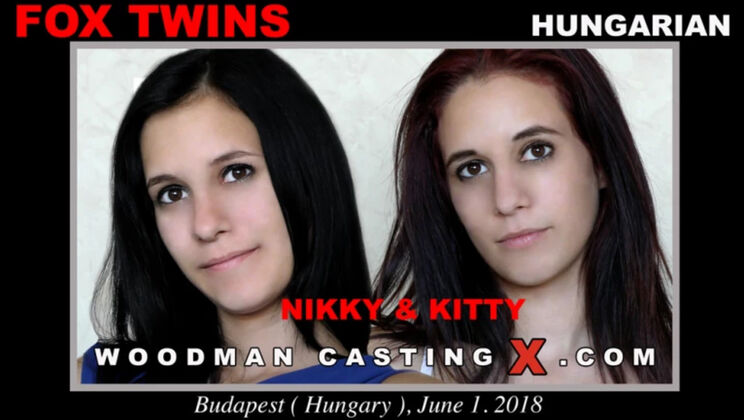 [WoodmanCasting] - Young Fox Twins Explore Anal Delights