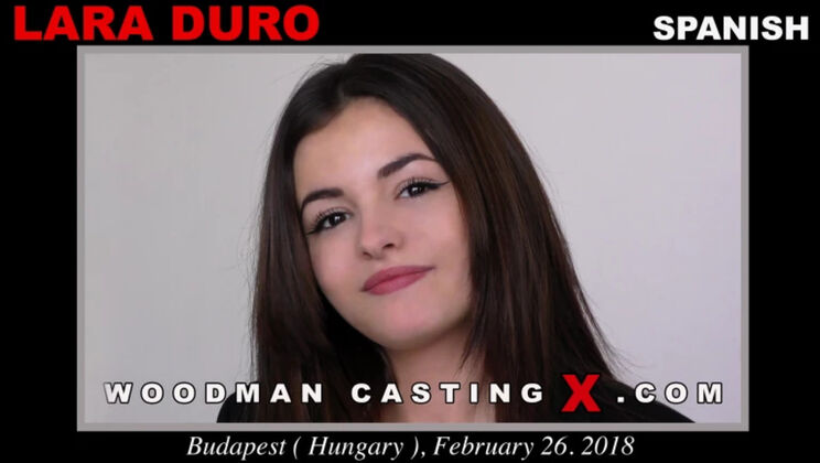 [WoodmanCasting] - Lara Duro's Striptease and Anal Casting