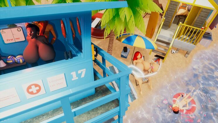 [AdultTimeAnimation] - Brunette Ebony Mix Gets Animated - Bella Gray - Tim Monster Cock