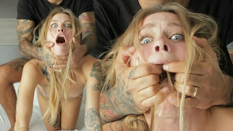 Blonde Teen Takes It All - No Mercy