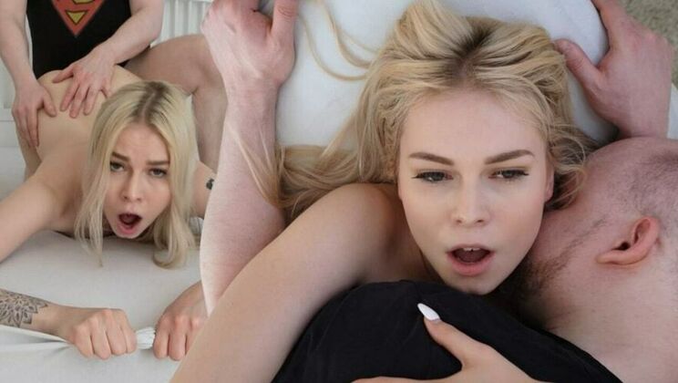 [PornForce] - Blonde Teen Takes 3 Rough Creampies