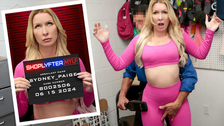 Blowjob and Fucking with Blonde MILF Sydney Paige