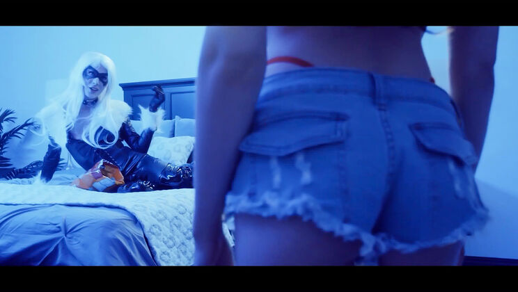 Thong Tease Leads to Lesbian Sex