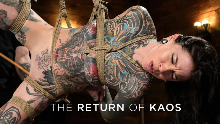 [Hogtied(Kink)] - Kaos Is Back: Shaved and Natural Tits - The Pope - Krysta Kaos
