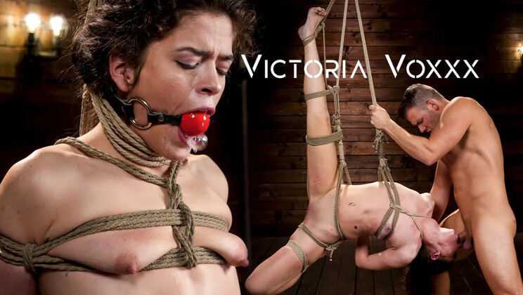 [DungeonSex] - Natural Tits Victoria Voxxx in Bondage Fun - Codey Steele - Victoria Voxxx