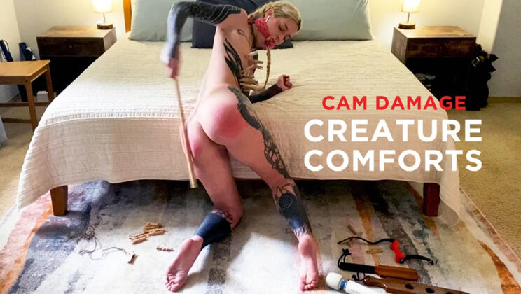 [KinkyBites] - Cam Damage's Vibrator Frenzy: A Tattooed Delight - The Pope - Cam Damage