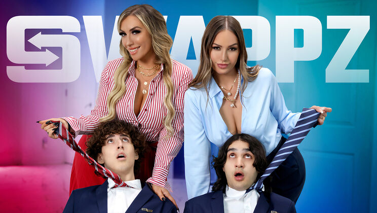 [MomSwap] - MILF Duo Desiree & Mia Take Pleasure on Couch - Desiree Dulce - Elias Cash - Mia James - Dylan Ledger