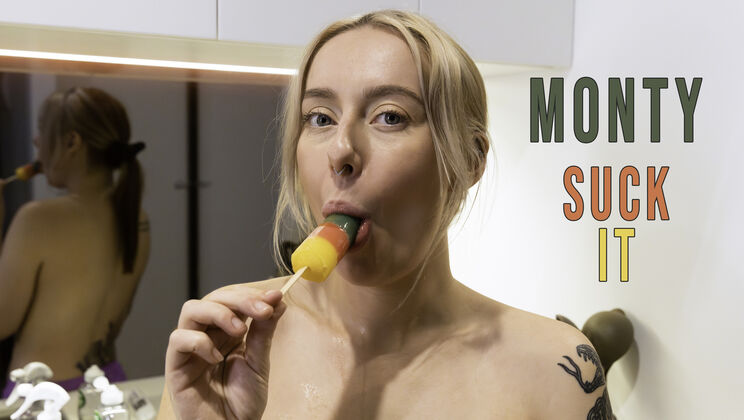 [GirlsOutWest] - Blonde and Shaved Monty Goes Wild - Monty