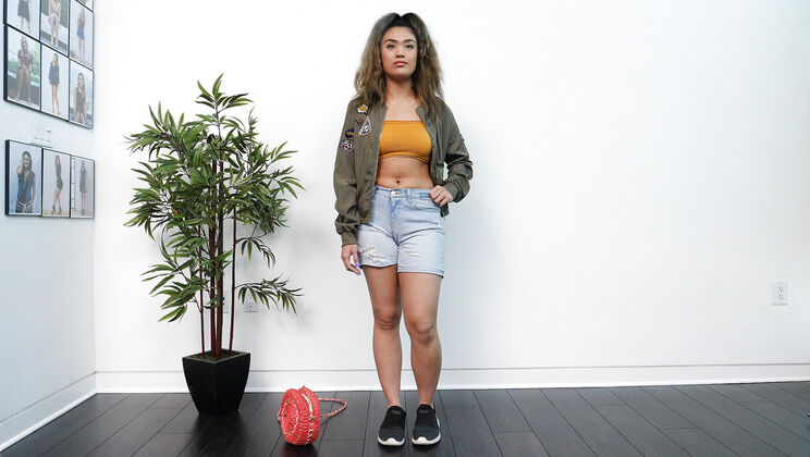 [NetVideoGirls] - Ava's Blowjob and Cumshot Audition - Ava