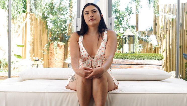 [NetVideoGirls] - Mimi Tries Reverse Cowgirl for a Porn Role - Mimi