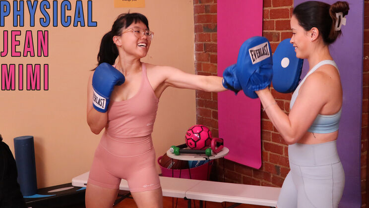 [GirlsOutWest] - Lesbian Jean & Mimi: Small Tits, Big Action - Jean - Mimi P