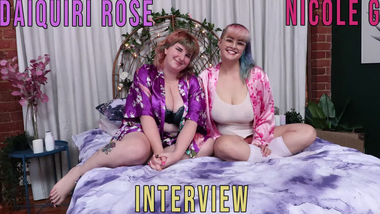 [GirlsOutWest] - Slip n' Slide Interview with Redheaded Daiquiri Rose & Nicole G - Daiquiri Rose - Nicole G
