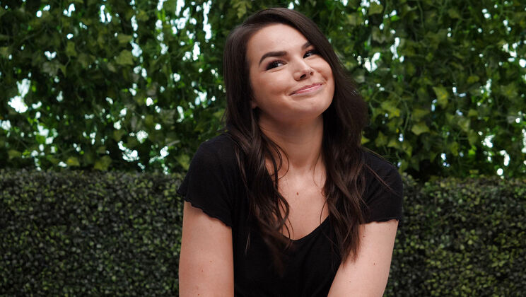 Casting Gemma for a Cumshot Scene