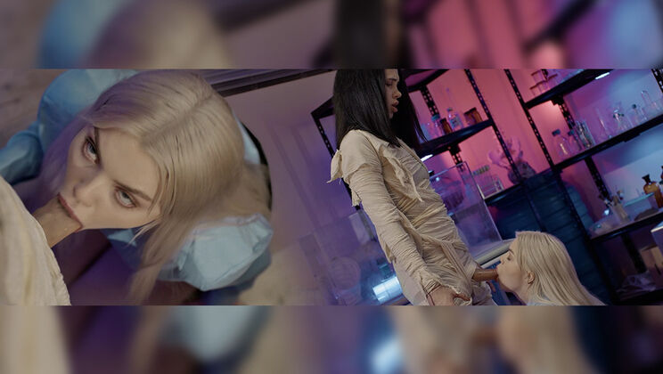 [FutanariXXX] - Unsealing the Blonde's Pussy - Alyssa Bounty - Ashby Winter