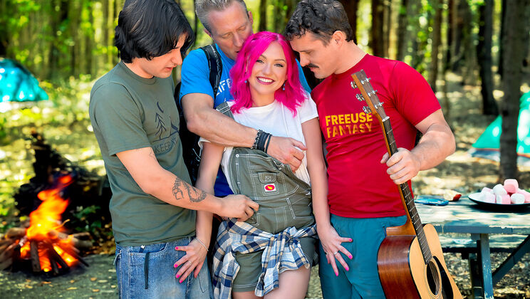 [FreeUseFantasy] - Older Men Share Young Girlfriend for Cum Fun - Robby Echo - Clarke Kent - Gracie Gates - Elias Cash