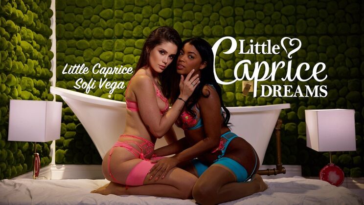 Lesbian Beauties Sofi Vega and LittleCaprice Get Intimate