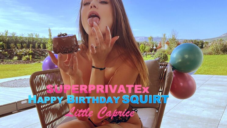 Little Caprice Lingerie Birthday Squirt