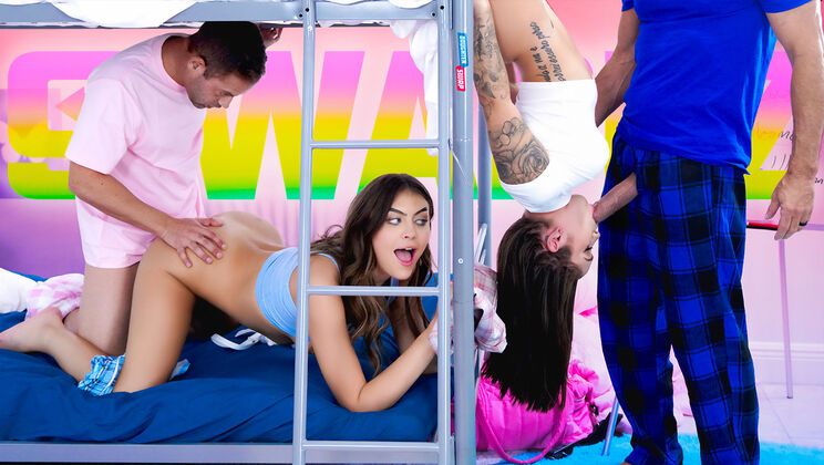 [DaughterSwap] - College Swap: Deepthroat and Pussy Licking Galore - Nicky Rebel - Selina Bentz - Peter Fitzwell - Bunny Fae