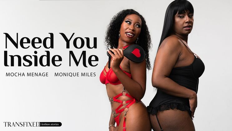[Transfixed] - First Time Porn Star Monique Miles Takes a Big Cock - Mocha Menage - Monique Miles
