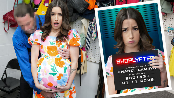 [Shoplyfter] - Skipped the Bun in the Oven - Facial Frenzy Ensues - Jack Vegas - Chanel Camryn