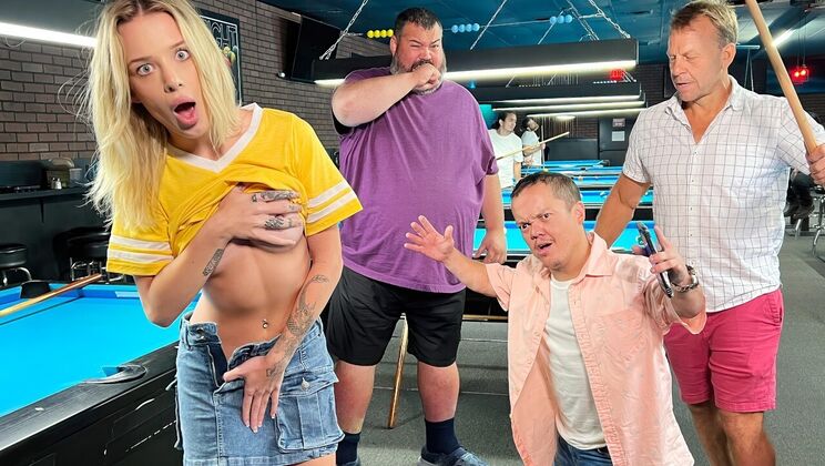 Pool Hall Secrets: Fingering and Blowjob Action