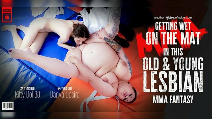 [Mature.nl] - Lesbian Sex Scene: Old vs Young with Dariya Desire and Kitty Doll - Kitty Doll88 - Dariya Desire