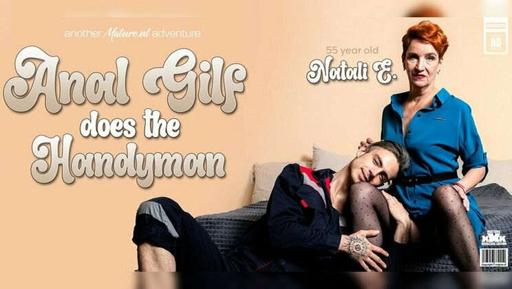 [Mature.nl] - Naughty Mature Redhead Gets Pounded in Stockings - Willy Regal - Natali E.