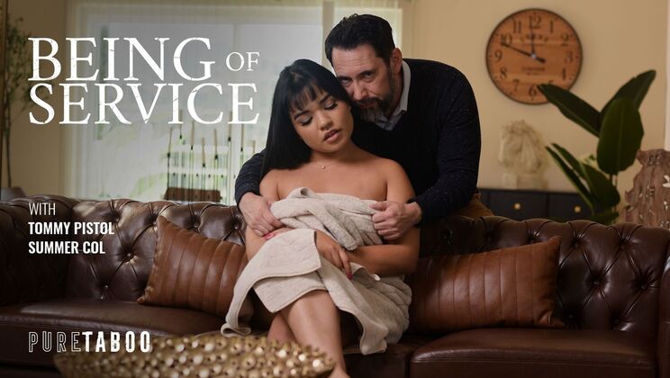 [PureTaboo] - Summer Col gives sloppy deepthroat and rimming - Tommy Pistol - Summer Col