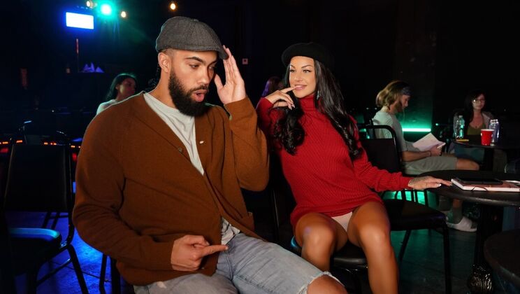 [CrazyCollegeGFs] - James Angel Pounds Evelin Stone in Doggystyle - Poetry Slam Bam - Evelin Stone - James Angel