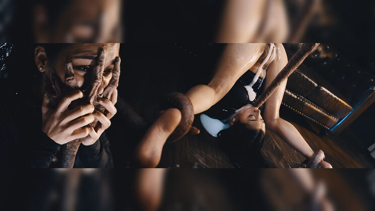 [Hentaied] - DP and Creampie for a Bound Teenager - Shelena