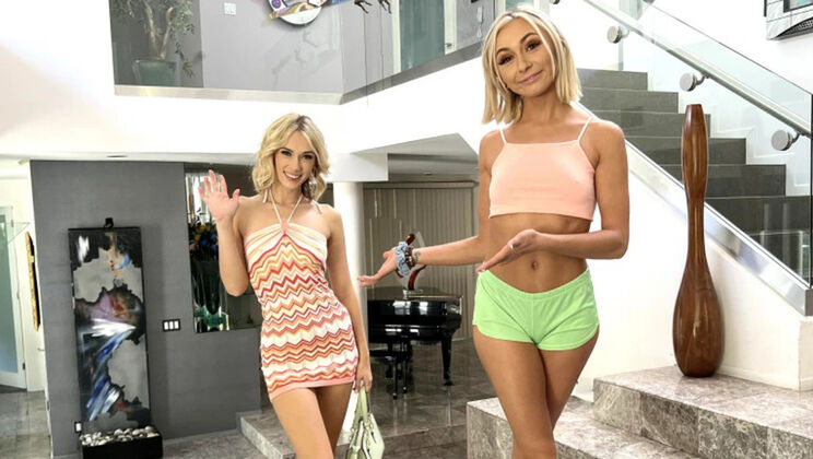 [intimatePOV] - Surprising Chloe & Sky With 3-Way Sex