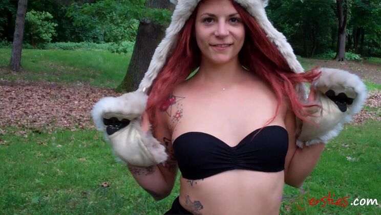 Tattooed & Pierced Babes Minka & Krissi - Park Passion