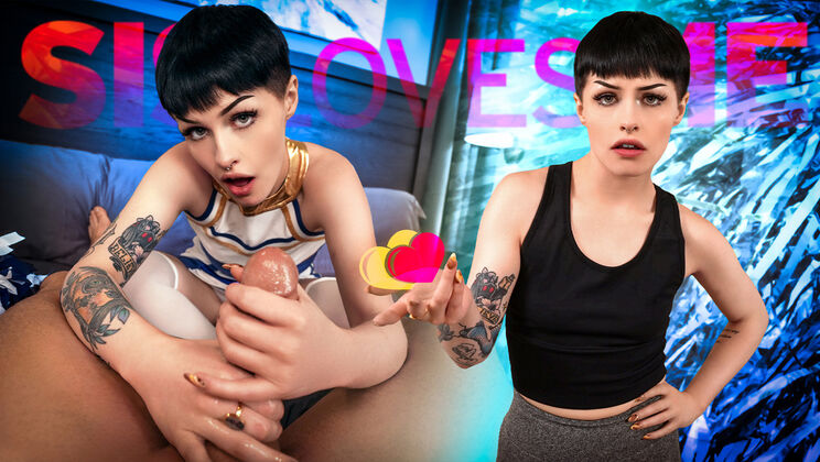 [SisLovesMe] - Stepbro Fucks Stepsister in Piercing and Stockings - Austin Pierce - Raee Ripley