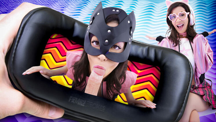 VR Sex - Latina Gets Gagged and Glazed