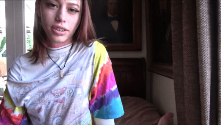 [FamilyTherapy] - Brunette Teenager Gets Cumshot in POV - Laya Rae