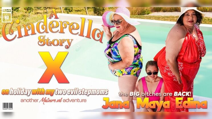 [Mature.nl] - Horny stepmoms Jana & Edina make Maya cum hard - Maya - Jana - Edina