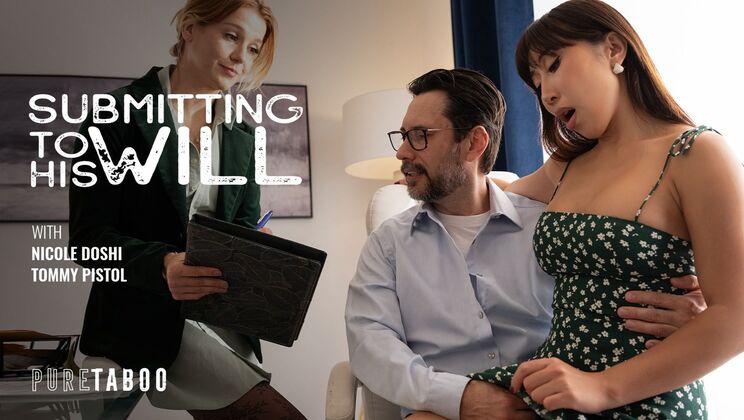 [PureTaboo] - Interracial Big Cock Submission with Rimming and Gagging - Tommy Pistol - Nicole Doshi