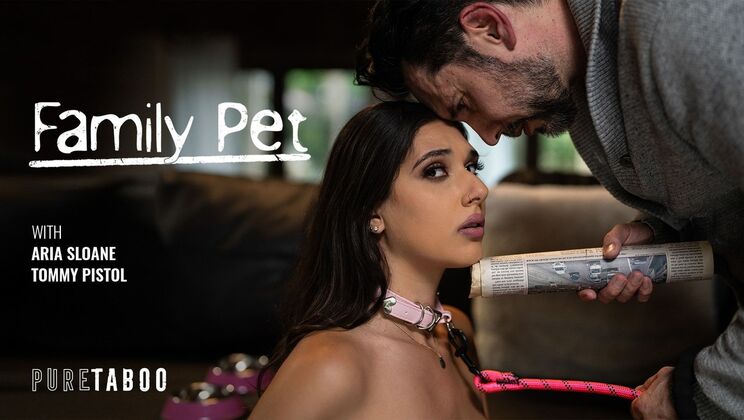 [PureTaboo] - Stepdad Cums on Teen's Shaved Pussy - Tommy Pistol - Aria Sloane