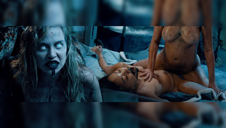 [Parasited] - Asian Lesbian Fetish Pt 2 - Innocent Face Scissoring Parasited - Blake Blossom - Kimmy Kim