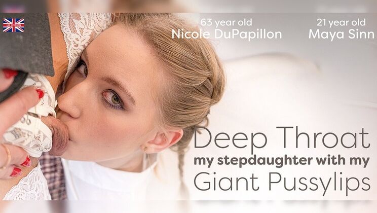 [Mature.nl] - British MILF stepmom deepthroats Maya Sinn's pussy in lesbian sex - Nicole DuPapillon (EU) - Maya Sinn